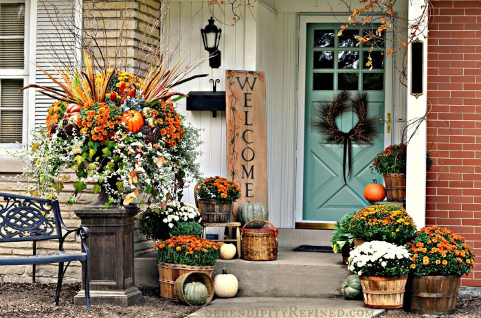 Fall outside decor ideas