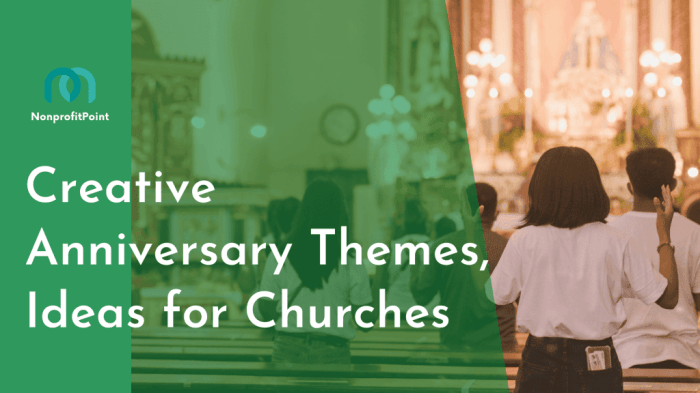 Church anniversary decor ideas