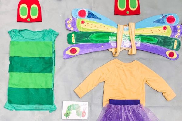 Very hungry caterpillar costume diy