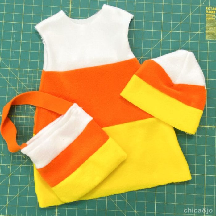 Candy corn costume diy