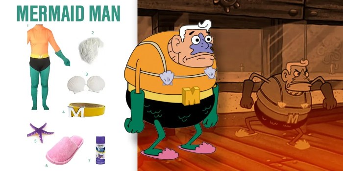 Diy mermaid man costume