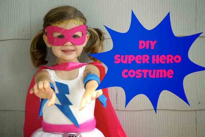 Superhero costume diy easy